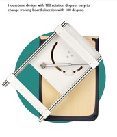 Planche à repasser extractible avec armoire intégrée, pliante, en fer, avec meuble monté