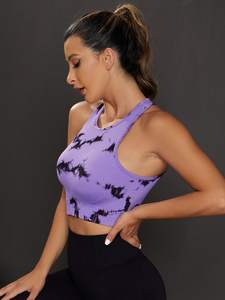 Nuevo Sujetador Deportivo FLW Personalizado, Ligero, Sin Costuras, de Alta Sujeción, Chaleco de Yoga, Mallas de Secado Rápido, Ropa Deportiva para <span class=keywords><strong>Mujer</strong></span> para Entrenamiento y Running - Product Image 5