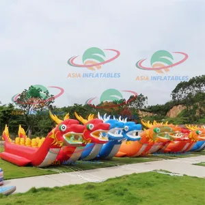 Pabrik Grosir Desain Naga Inflatable Ocean Rider Banana Boat