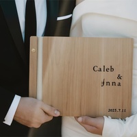 Livre d'or de mariage élégant et populaire personnalisable Album de photomaton instantané pour cadeau de fiançailles ou d'anniversaire
