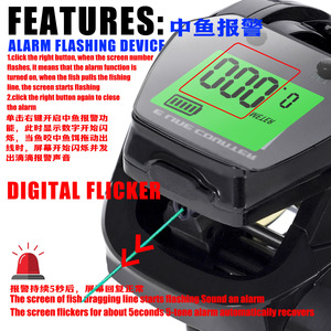 Nouveau <span class=keywords><strong>moulinet</strong></span> de pêche électronique à écran LED, haute vitesse 7.2:1, 10 kg, étanche, pour eau salée, tambour de lancer - Product Image 6