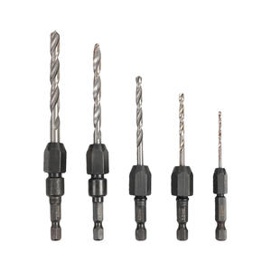 Juego de brocas helicoidales hexagonales de cambio rápido de 5 piezas para perforación de metal, con brocas desmontables, 10mm y 6mm - Product Image 2