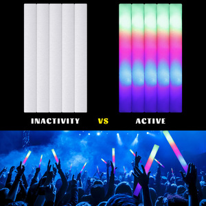 แท่ง<span class=keywords><strong>ไฟ</strong></span> LED 15/30 ชิ้น หลากสีสัน RGB แท่งโฟมเรืองแสง <span class=keywords><strong>หลอด</strong></span><span class=keywords><strong>ไฟ</strong></span>สำหรับงานคริสต์มาส งานวันเกิด งานแต่งงาน และงานปาร์ตี้ - Product Image 4