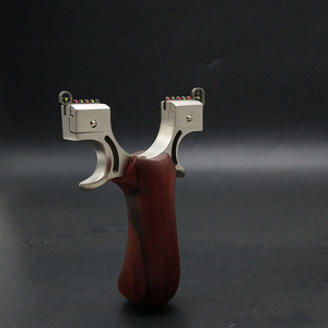 Tirachinas de aleación de Zinc con forma de demonio para exteriores, cinturón plano, luz recta, Metal, presión rápida, ojo láser, pequeño monstruo - Product Image 5