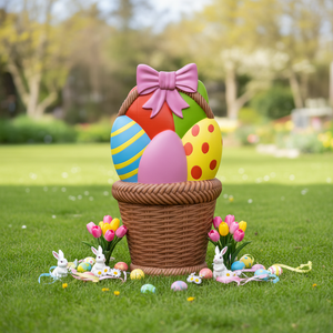 Cesta <span class=keywords><strong>de</strong></span> <span class=keywords><strong>Pascua</strong></span> <span class=keywords><strong>de</strong></span> Plástico con Huevos <span class=keywords><strong>de</strong></span> <span class=keywords><strong>Pascua</strong></span> <span class=keywords><strong>de</strong></span> Colores, Cesta <span class=keywords><strong>de</strong></span> Huevos <span class=keywords><strong>de</strong></span> <span class=keywords><strong>Pascua</strong></span> con Patrón Tejido Simulado y Luz - Product Image 6