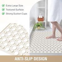Tapis de bain antidérapant en TPE OTHWAY, séchage rapide, dernier modèle de luxe, tapis de sol pour salle de bain, tapis de baignoire pour bébé, tapis de douche en TPE