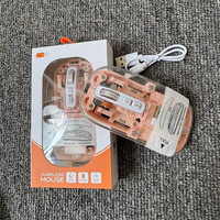 Souris sans fil transparente rechargeable magnétique à trois modes silencieux, mini USB, cadeau créatif, promotion d'usine