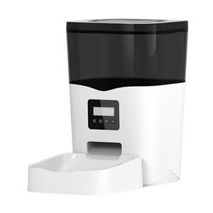 Smart Pet Feeder With Camera And App Control For Cats And Dogs White Black Transparent Rechargeable <b>Battery</b> Detachable - Product Image 2