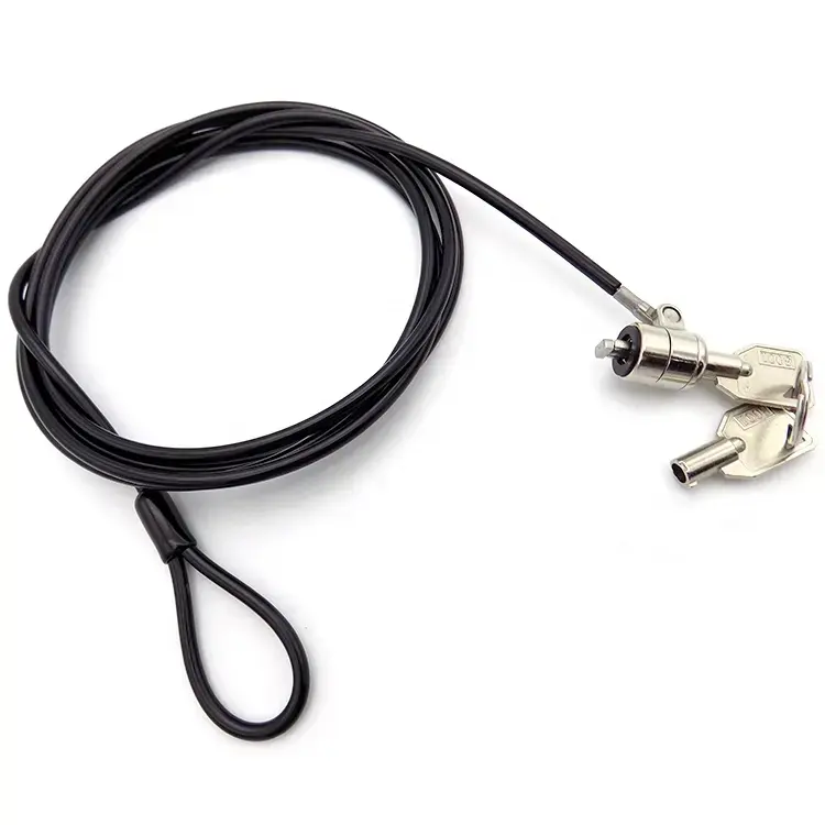 Hoge Kwaliteit Sleutel Type Anti-Diefstal Laptop Kabel Slot Voor Standaard Kensington Slot Sleutelgat Laptop Security Lock