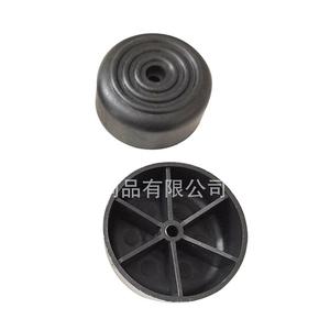 แผ่นรองขาเฟอร์นิเจอร์พลาสติกสีดำกันลื่นสำหรับขาโซฟาและตู้ - Product Image 1