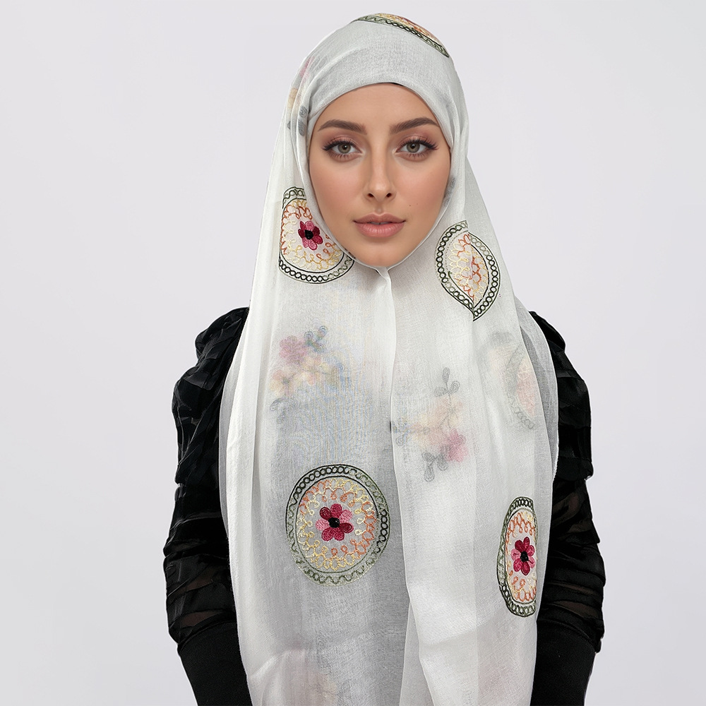 cotton chiffon shawl