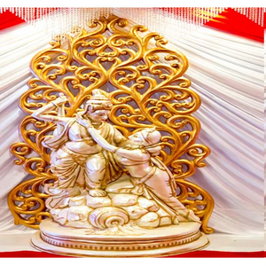 Takara guati — l'entrée de mariage avec Radha Krishna Garba, décoration nocturne, Statue - Product Image 1