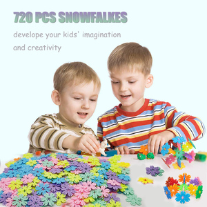 Jouets de construction, jouets STEM, 720 pièces, grande taille, blocs de construction créatifs et éducatifs - Product Image 6