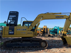 Excavadora Komatsu usada, marca japonesa Komatsu Pc160 160-7, excavadora de segunda mano PC160 16ton a la venta - Product Image 4