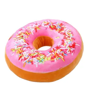 Plüsch donut werfen kissen Yummy Donut Donut-Förmigen Kissen Plüsch Spielzeug für Geschenk