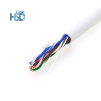 Factory OEM 1000M UTP Cat5e Cable de red Ethernet 4 pares 305m Meter Multi-Strand Pull Box Mejor precio Cat Cables de comunicación