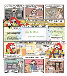 Bảng Thông Báo Kỹ Thuật Số Trường Học Trưng Bày Tĩnh Điện Chất Lượng Cao Trang Trí - Product Image 6