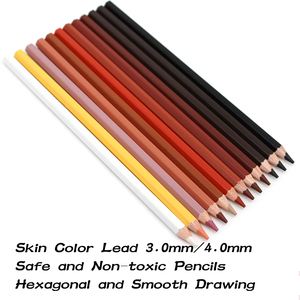 DESSIN D'ART SET <span class=keywords><strong>DE</strong></span> 12 <span class=keywords><strong>CRAYONS</strong></span> <span class=keywords><strong>DE</strong></span> COULEUR SKIN TON 12 <span class=keywords><strong>COULEURS</strong></span> <span class=keywords><strong>CRAYONS</strong></span> MARRON TEINTES <span class=keywords><strong>DE</strong></span> PEAU <span class=keywords><strong>CRAYONS</strong></span> <span class=keywords><strong>DE</strong></span> COULEUR <span class=keywords><strong>PASTEL</strong></span> DANS UNE BOÎTE EN MÉTAL - Product Image 3