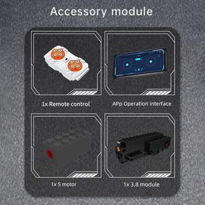 Mould King 20041 Caracal Desert Building Block Juguetes Aplicación técnica Control remoto Battle Building Block - Product Image 6