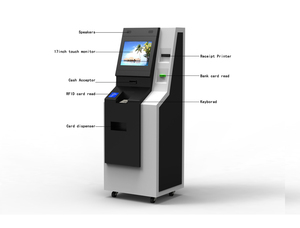 Máy Rút Tiền Tự Đổi Tiền Máy Rút Tiền <span class=keywords><strong>ATM</strong></span> Kiosk Màn Hình Cảm Ứng Có Đầu Thu Tiền Xu - Product Image 3