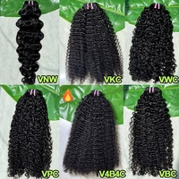 Ventes chaudes 4A4B4C4D 100% cheveux humains vierges cambodgiens bouclés crépus, tissage de cheveux vierges 4a4b, mèches de cheveux crépus afro