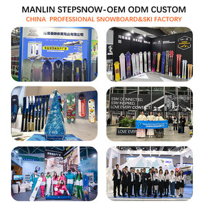 STEPSNOW โรงงานผลิตสกีและสโนว์บอร์ดประสิทธิภาพสูงแบบ OEM ODM ขายส่ง ผลิตตามสั่ง แกนไม้ ไฟเบอร์กลาส ผู้ผลิต Manlin Custom Sn - Product Image 2