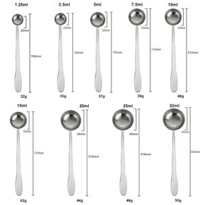 <span class=keywords><strong>Cuillère</strong></span> doseuse <span class=keywords><strong>en</strong></span> acier inoxydable personnalisée de 1,25 <span class=keywords><strong>à</strong></span> 30 <span class=keywords><strong>ml</strong></span>, gravure au laser, <span class=keywords><strong>cuillère</strong></span> <span class=keywords><strong>à</strong></span> matcha, <span class=keywords><strong>cuillère</strong></span> doseuse - Product Image 2