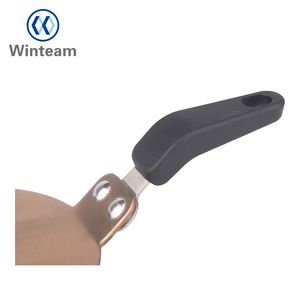 <span class=keywords><strong>Plaque</strong></span> diffuseur de chaleur avec poignée en bakélite et résistance à la température en or rose Cafetière à <span class=keywords><strong>induction</strong></span> en acier inoxydable - Product Image 3