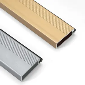 Duurzame Garderobe Hardware Aluminium Aangepaste Lengte Populaire Gouden Kleur Kast Staaf