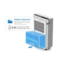 Déshumidificateur multifonctionnel à dégivrage automatique haute efficacité 20L/jour CE / ETL Petit