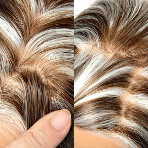 วิกผมแบบผูกมือทั้งหัว  แบบโมโนท็อป  พร้อมผมลอนยาว  <span class=keywords><strong>หน้าม้า</strong></span>ปัดข้าง  วัสดุผมแท้  หนังศีรษะเสมือนจริง  ปริมาณ<span class=keywords><strong>ผม</strong></span>มาก  ขายส่ง - Product Image 6