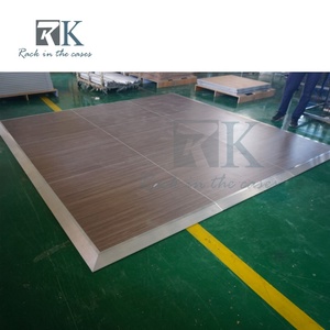 Wholesale Customized Dance Floor with Wooden Grain Panel for Wedding Parties - Product Image 2
