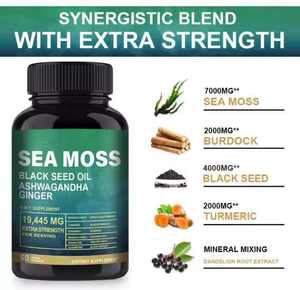 บรรจุภัณฑ์แบบขวดทำจากธรรมชาติคุณภาพสูงทำจากมอสจากทะเลไอริชแร่เพนตินหลายแร่ติดฉลากตามต้องการ - Product Image 4