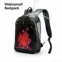 Mochila Publicitaria LED Programable con Control por Aplicación Inteligente, Pantalla de Alta Luminosidad para Eventos Promocionales