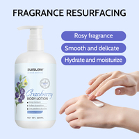 Vente en gros de lotions corporelles hydratantes parfumées à la myrtille parfumées avec marque privée personnalisée pour femmes et hommes