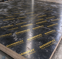 Kayu Lapis Inti Keras Berlapis Film yang Dapat Disesuaikan dengan Inti yang Kuat dan Permukaan yang Tahan Lama untuk Konstruksi Beton