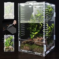Terrarium en acrylique transparent pour la reproduction et l'exposition de petits animaux