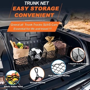 Bolsa de Almacenamiento de Malla 3D de 4 Compartimentos para Camioneta Todoterreno, con Cuatro Cestas, para Maletero, Multifuncional, Accesorios para Auto - Product Image 3