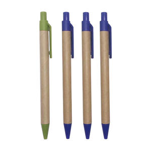 New Promotional Gift Biodegradable Recycled Paper Ball <b>Pen</b> Custom logo Eco-friendly Click <b>Pen</b> - Product Image 6