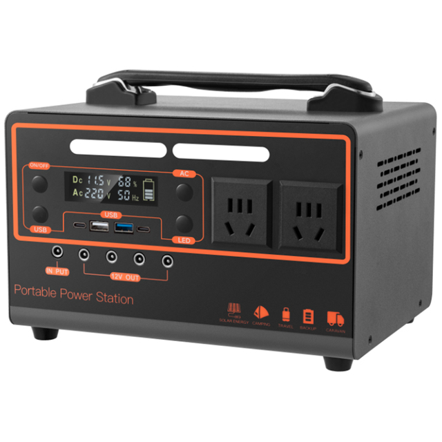 1. Portable Outdoor Power Station Large Capacity Emergency Charger for Live Stream, Stall & Road Trip 2.