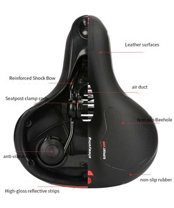 <span class=keywords><strong>Sillín</strong></span> de Bicicleta de Montaña con Amortiguación Profunda, Suave, Cómodo, Ancho y de Alta Elasticidad - Product Image 2