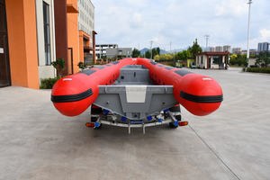 Huihao Venta caliente RIB 480 16ft Semi-rígido de aluminio RIB Boat Hypalon/PVC Barcos inflables - Product Image 5