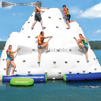 Jouets gonflables pour lac iceberg, nouveau design, escalade gonflable, flotteur, île, sport aquatique
