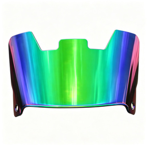 Visières universelles pour casques de football américain REVO Chrome Purple Eye Shield pour casques de rugby pour jeunes et <span class=keywords><strong>adultes</strong></span> - Product Image 4