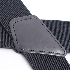 <span class=keywords><strong>Tirantes</strong></span> Elásticos Negros Resistentes para Hombre, con Clips Ajustables de 2 Pulgadas de Ancho, Diseño en X, para el Trabajo, Venta al Por Mayor - Product Image 3