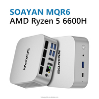 Neuer Mini-PC AMD Ryzen 5 6600H 8-16GB DDR5 2TB SSD Windows 11 Pro/Linux WiFi6 BT5.2 Type-C 4K Dreifach-Display 12GB Geschäftsanwendung