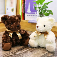 Adorable petit ours en peluche, poupée en peluche, cadeau souvenir pour événement, jouet en peluche avec doublure en coton PP, OEM/ODM disponible