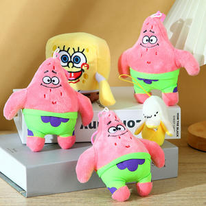 Usine personnalisée en gros de haute qualité <span class=keywords><strong>Bob</strong></span> l'éponge pantalon carré Patrick Eugene H Krabs Gary peluche poupée dessin animé jouets en peluche porte-clés - Product Image 2