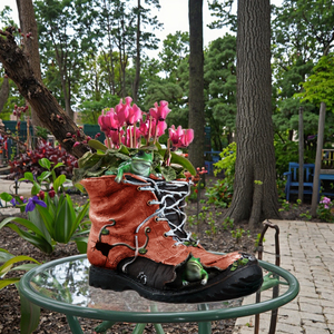 Decorazione da giardino in resina scolpita a mano con Design a molla per la festa della mamma - Product Image 1