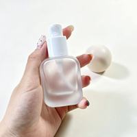 Flacon vide en verre pour fond de teint liquide, emballage cosmétique, flacon portable pour maquillage, pour usage en salon